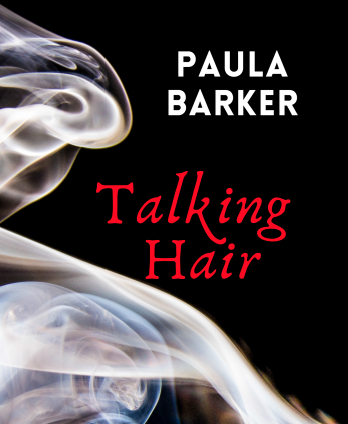 Cover of novel "Talking Hair" by Paula Barker.